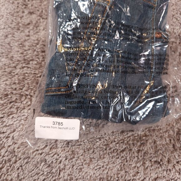 David Kahn Blue Jeans Womens Size 14 Bootcut Stretchy Cotton Polyurethane Casual - Picture 16 of 16